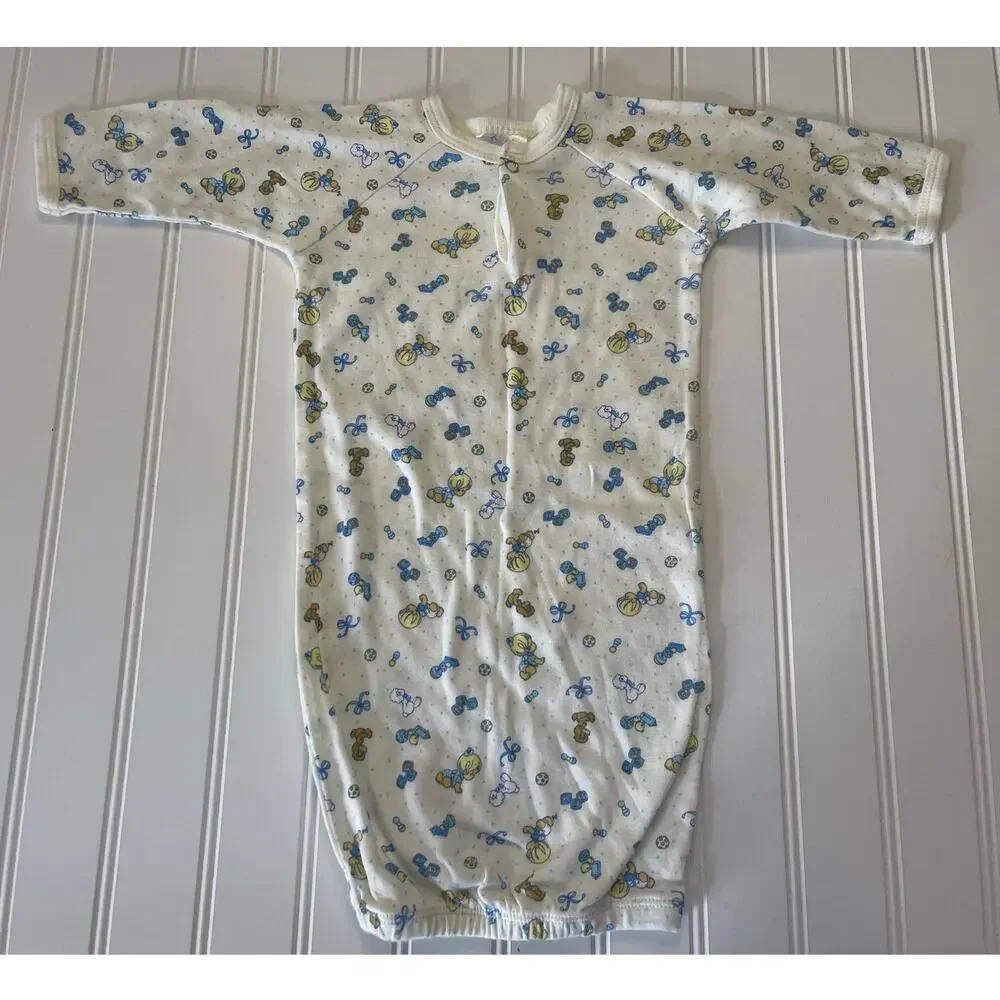 Vintage Precious Moments Sack Gown Size‎ Boys Girls 0/3 Months